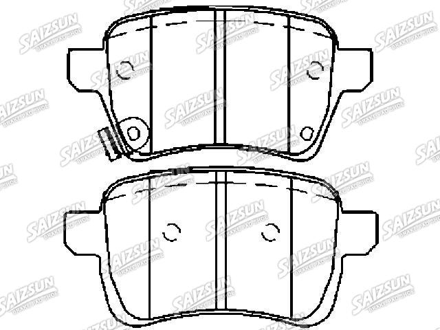 Pastillas de freno Brake Pad Set:68211493AA