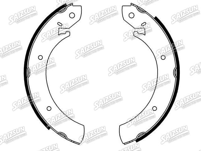 Bremsbackensatz Brake Shoe Set:1 551 318