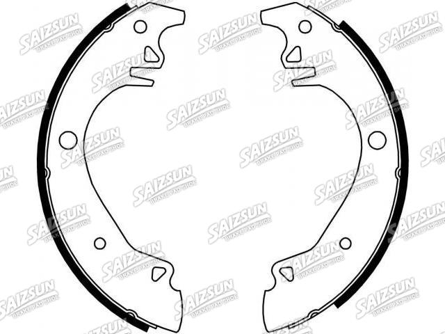 Bremsbackensatz Brake Shoe Set:4238.86