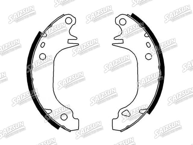 Bremsbackensatz Brake Shoe Set:4241.5C