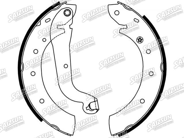 Bremsbackensatz Brake Shoe Set:44060-0F026