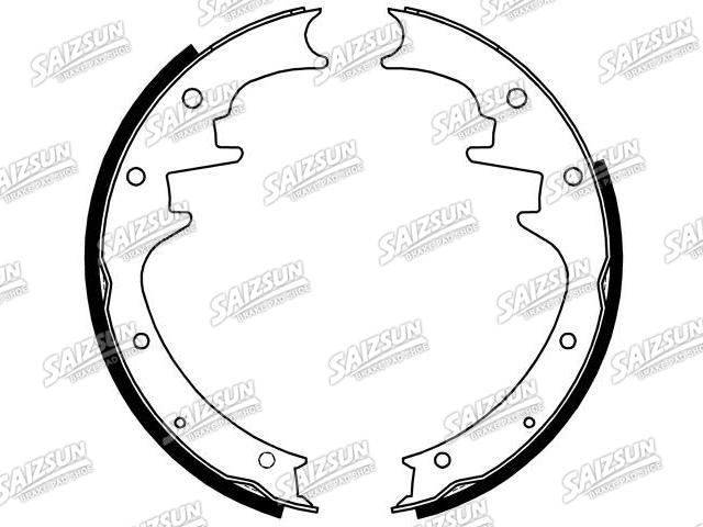 Bremsbackensatz Brake Shoe Set:4796310