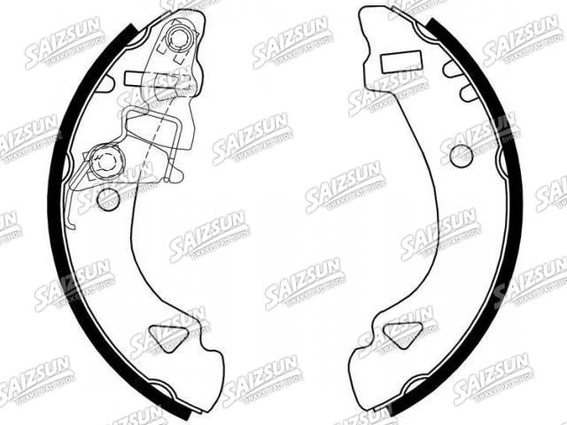 Bremsbackensatz Brake Shoe Set:9945371