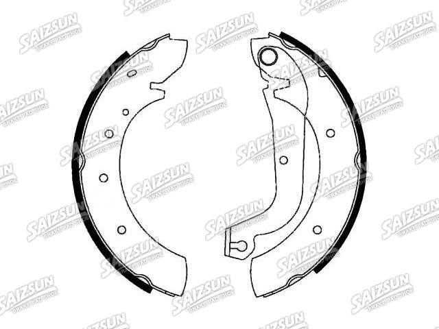 Bremsbackensatz Brake Shoe Set:4241.2T