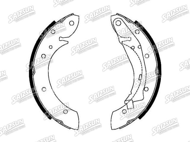 Bremsbackensatz Brake Shoe Set:4241.4J