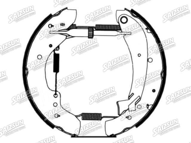 Bremsbackensatz Brake Shoe Set:4241.4W