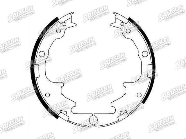 Bremsbackensatz Brake Shoe Set:05019536 AA