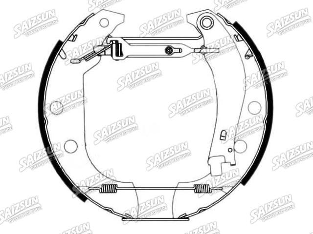 Bremsbackensatz Brake Shoe Set:4241.6N