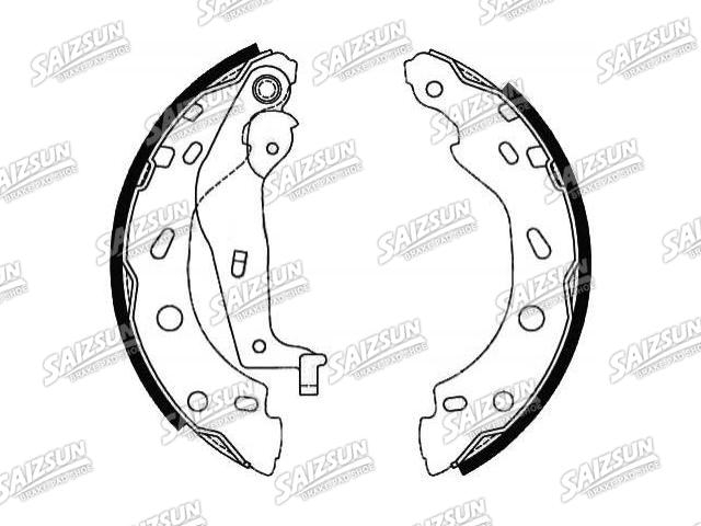 Bremsbackensatz Brake Shoe Set:451 423 01 08