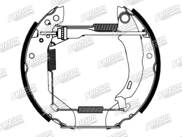 Bremsbackensatz Brake Shoe Set:4241.7V