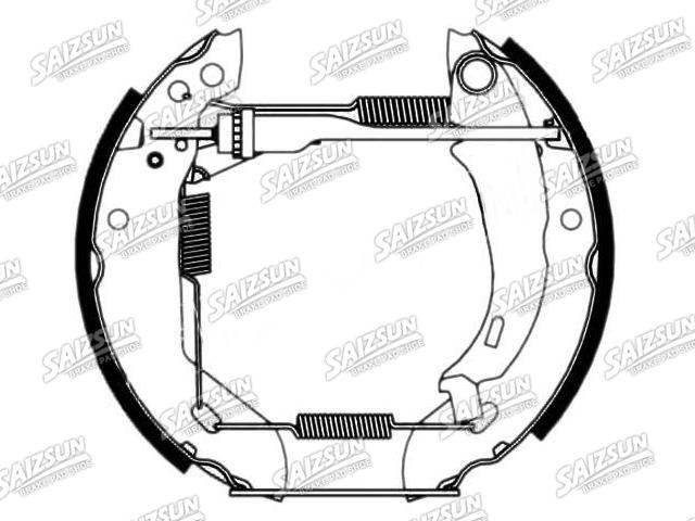 Bremsbackensatz Brake Shoe Set:4241.7F