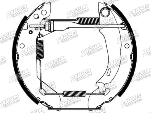 Bremsbackensatz Brake Shoe Set:4241.7H