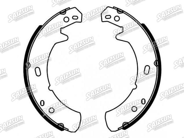 Bremsbackensatz Brake Shoe Set:ICW500010