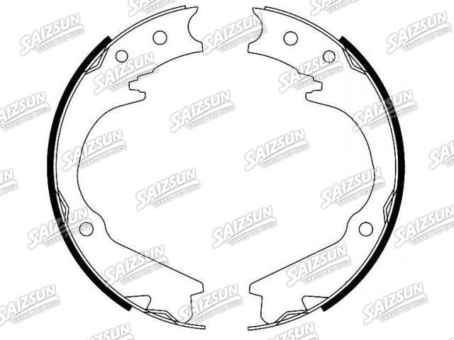 Bremsbackensatz Brake Shoe Set:26298-PA080