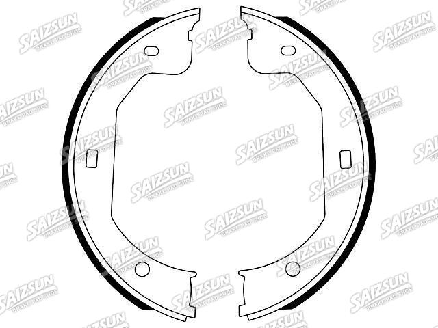 Bremsbackensatz Brake Shoe Set:5L8Z-2A753-AA
