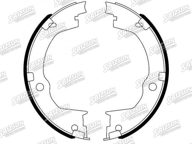 Bremsbackensatz Brake Shoe Set:96626083