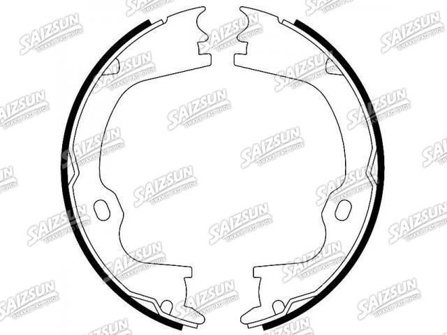 Bremsbackensatz Brake Shoe Set:68001472AB