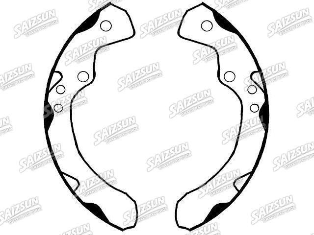 Bremsbackensatz Brake Shoe Set:387-8108