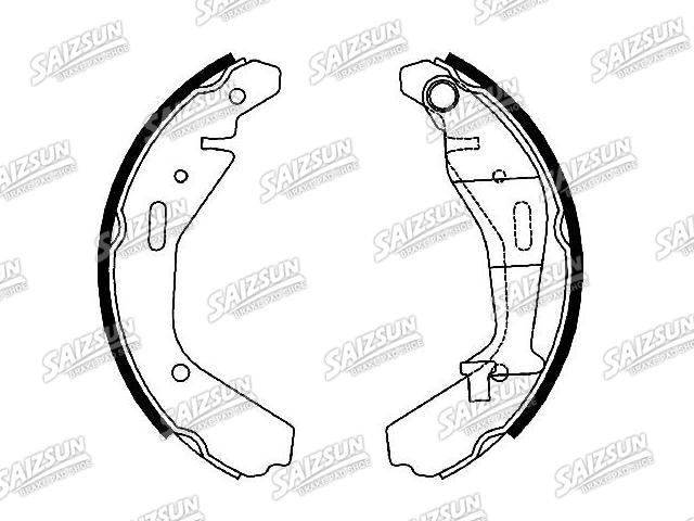 Bremsbackensatz Brake Shoe Set:53200-84E00