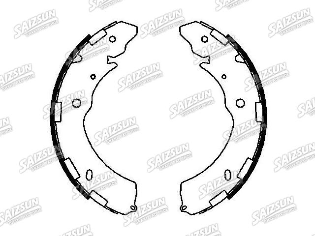 Bremsbackensatz Brake Shoe Set:4600A018