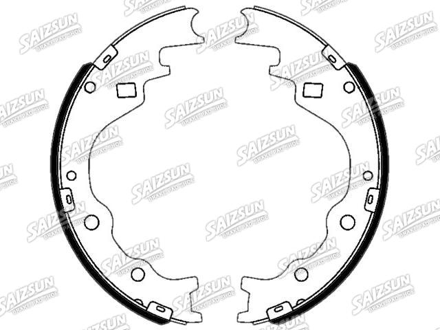 Bremsbackensatz Brake Shoe Set:58305-4FA10