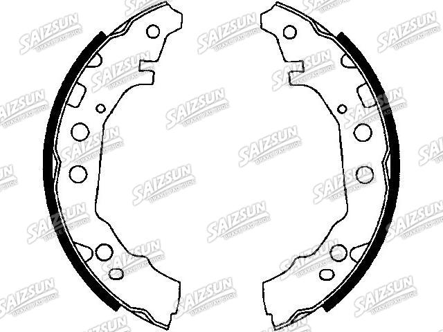 Bremsbackensatz Brake Shoe Set:04495-74030