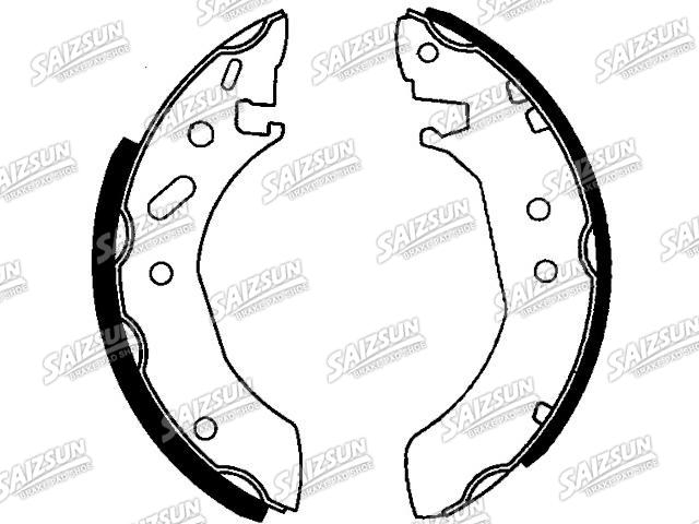 Bremsbackensatz Brake Shoe Set:M97FU-2200-AA