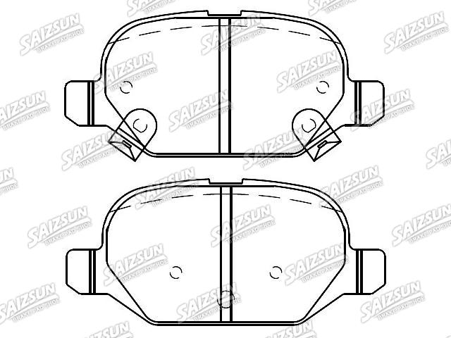 Pastillas de freno Brake Pad Set:68206120AA