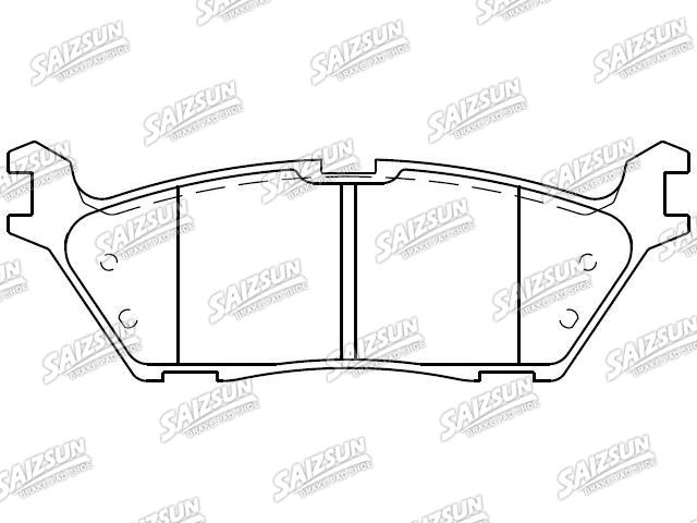 Pastillas de freno Brake Pad Set:FL3Z-2200-A