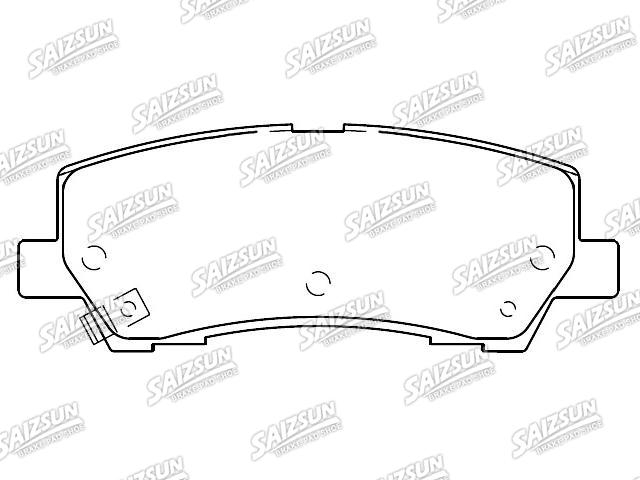Pastillas de freno Brake Pad Set:FR3Z-2200-A