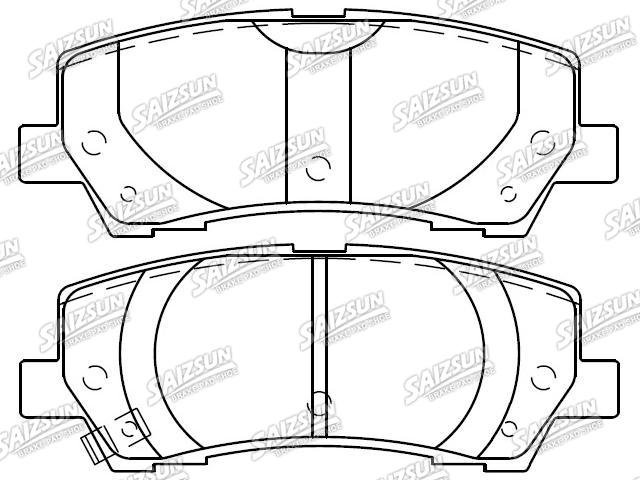 Pastillas de freno Brake Pad Set:FR3Z-2200-C