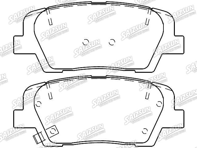 Pastillas de freno Brake Pad Set:58302-C6A00