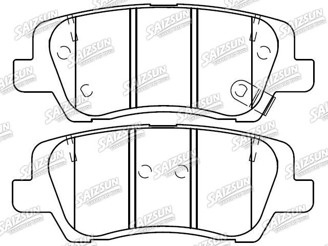 Pastillas de freno Brake Pad Set:23275448