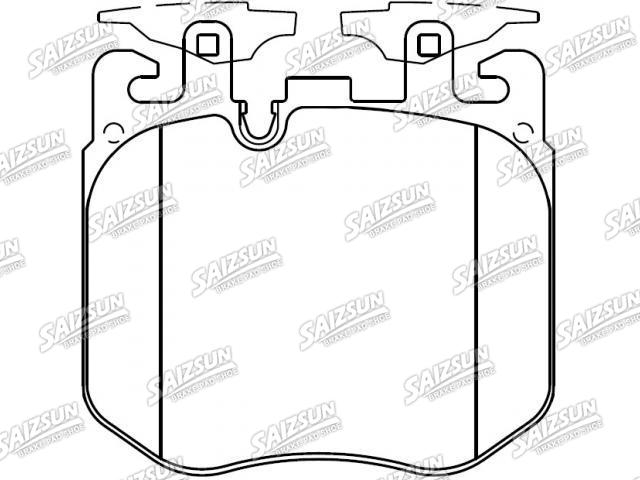 Pastillas de freno Brake Pad Set:34 11 6 874 432