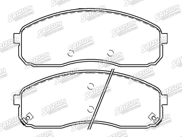 Pastillas de freno Brake Pad Set:0K56B-33-23Z