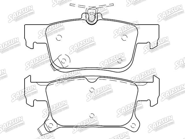 Pastillas de freno Brake Pad Set:23145352