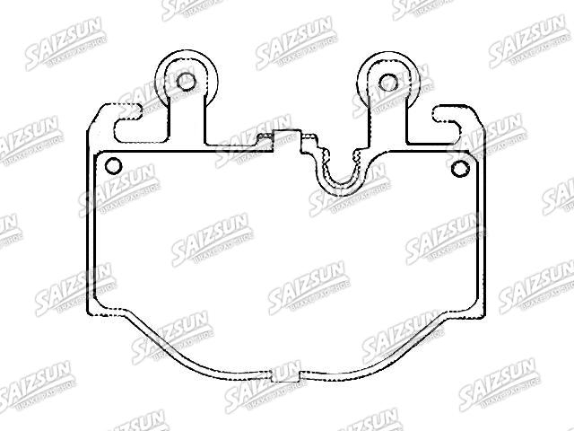 刹车片 Brake Pad Set:34 11 6 880 625