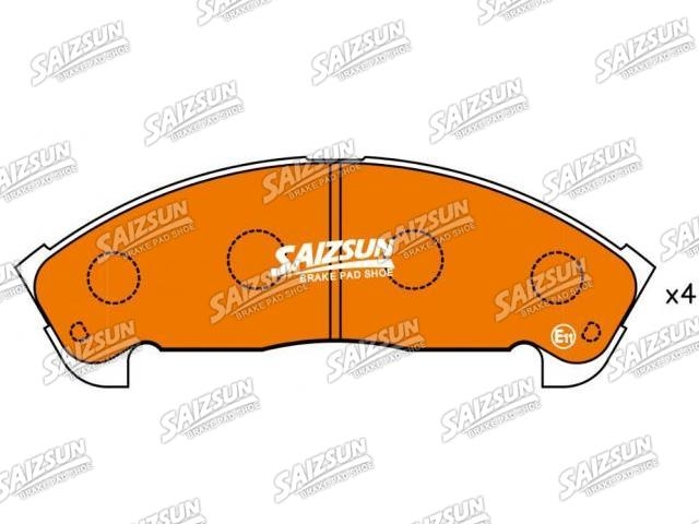 тормозная кладка Brake Pad Set:8-97029-980-0