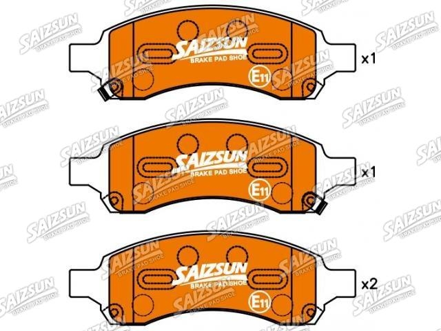 тормозная кладка Brake Pad Set:88965681