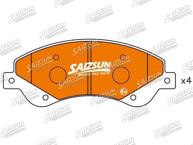 тормозная кладка Brake Pad Set:6C11-2K021-BC