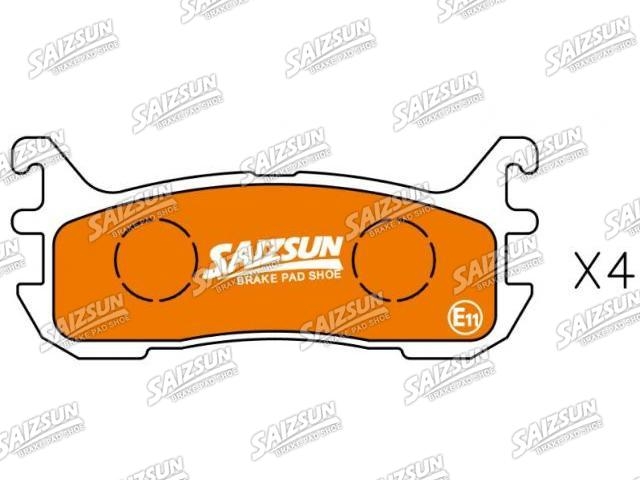 тормозная кладка Brake Pad Set:BCYC-26-43ZA