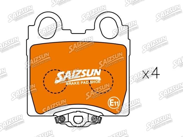 тормозная кладка Brake Pad Set:04466-51011