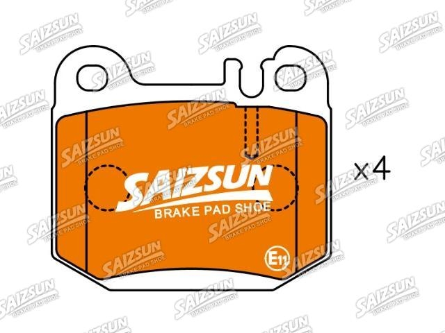 тормозная кладка Brake Pad Set:163 420 11 20