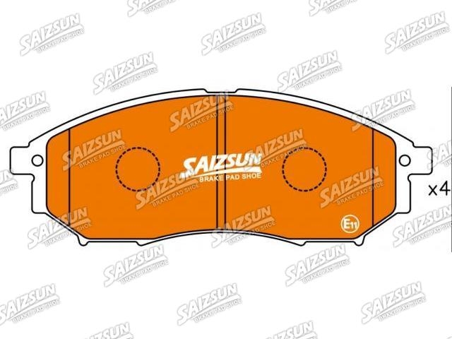 тормозная кладка Brake Pad Set:41060-AR090