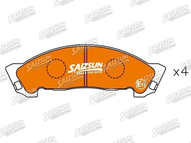 тормозная кладка Brake Pad Set:8-97078-409-2