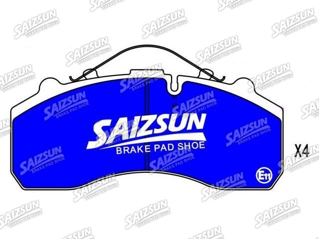 Bremsbelagsatz, Scheibenbremse Brake Pad Set:299 2348