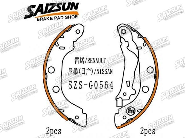 Bremsbackensatz Brake Shoe Set:77 01 205 517
