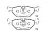 Bremsbelagsatz, Scheibenbremse Brake Pad Set:34 21 1 161 455