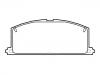 Bremsbelagsatz, Scheibenbremse Brake Pad Set:04465-21010