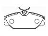 Bremsbelagsatz, Scheibenbremse Brake Pad Set:77 01 206 379